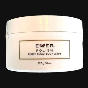 Brand New Sealed EVER Polish Lemon Sugar Body Scrub 8 oz Jar